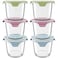 Freshmage 23oz Glass Meal Prep Containers with Lids Airtight 3Cup Glass Storage Containers Set HeatResistant BPAFree for Soup Leftover Microwave Dishwasher and Freezer Safe 6 Packs