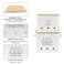 Gdfjiy Onion Garlic Storage Bin Kitchen Vegetable Storage Tin Set of 2 for Onion Garlic with Wooden Lid and Aerating Holes Kitchen Storage Canisters Set Long Shelf Life White