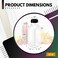Green Direct 12 oz Clear Plastic Reusable Juice Bottles with Caps Empty Water Bottles for Juicing Smoothies Shakes BPAFree Durable Leakproof Pack of 12