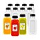 Green Direct 12 oz Clear Plastic Reusable Juice Bottles with Caps Empty Water Bottles for Juicing Smoothies Shakes BPAFree Durable Leakproof Pack of 12