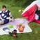Guyuyii 4Pack Silicone Collapsible Bowls with Lids Round Nesting Food Storage Containers for Camping RV Office Lunch Microwave Freezer Dishwasher Safe Foldable Set for Cereal Soup Leftovers