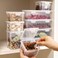 hobbyme Kitchen Storage Box Cereals Sealed Jar with Lid Stackable Plastic Storage Bottle Home Refrigerator Airtight Tank