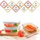 Luvan 2Pack 60Oz Large Glass Storage Containers with Lids Meal Prep Food Container Set with Snap Airtight Lid for Baking Microwave Oven BPA Free Leak Proof Freezer Dishwasher Safe
