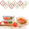 Luvan 2Pack 60Oz Large Glass Storage Containers with Lids Meal Prep Food Container Set with Snap Airtight Lid for Baking Microwave Oven BPA Free Leak Proof Freezer Dishwasher Safe