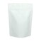 AQRICHFOX Matte White Resealable Food Storage Pouches Zip Lock Aluminum Foil Bags Stand Up Pouches Smell Proof Pouches 50pcs