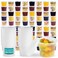 OAKRIDGE PRODUCTS Deluxe 4oz Deli Food Storage Containers Designed for Fridge and Freezer 100 Pack
