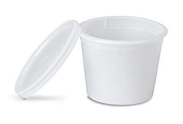 OAKRIDGE PRODUCTS Deluxe 4oz Deli Food Storage Containers Designed for Fridge and Freezer 100 Pack