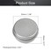 Othmro 6pcs 03oz Metal Round Tins Aluminum Tin Cans Containers with Screw Lid 3518mmDxH Silver tin cans for Salve Spices Lip Balm Tea or Candies 10ml