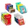 Seseno Set Of 4 Food Storage Organizer Bins Divided 3 Compartment Kitchen Pantry Fridge Organizers for Food Packets Seasoning Spices Sauce Packets Pouches Snacks Clear Plastic Storage Rack