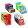 Seseno Set Of 4 Food Storage Organizer Bins Divided 3 Compartment Kitchen Pantry Fridge Organizers for Food Packets Seasoning Spices Sauce Packets Pouches Snacks Clear Plastic Storage Rack