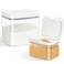 TBMAXS Flour Sugar Storage Containers 2Pack 29 Qt 475 Qt Food Storage Container with PoptoFlip Lids for Rice Dog Food Dog Treat Storage Kitchen Organizers and Storage