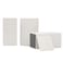 Tianhui Square Tin Can Empty Cube Steel Box Storage Container kit 65mm Series for Treats Gifts Favors Loose Tea Coffee and Crafts White 3L