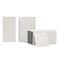 Tianhui Square Tin Can Empty Cube Steel Box Storage Container kit 65mm Series for Treats Gifts Favors Loose Tea Coffee and Crafts White 3L