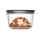 Utensilux Rubber Maid Premier 7 Cup Premier Flex Seal Food Storage Set 3 Tritan Containers 3 Grey Flex and Seal Lids 6 Piece Bundle Set Bundle