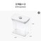 VAKUEN Premium Airtight Food Storage Containers Rectangular 2PCSET211qt Smart OneClick Seal Lid 100 Leak Proof Keep Food Fresh Longer BPAFREE DishwasherFreezer Microwave Safe