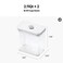 VAKUEN Premium Airtight Food Storage Containers Rectangular 2PCSET211qt Smart OneClick Seal Lid 100 Leak Proof Keep Food Fresh Longer BPAFREE DishwasherFreezer Microwave Safe