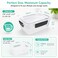 YORY 5 cup Plastic Food Storage Containers with Lids Nestable Freezer Dishwasher Safe Rectangle Meal Prep Container Set5Pack
