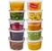DuraHome Deli Containers with Lids Leakproof 40 Pack BPAFree Plastic Microwaveable Clear Food Storage Container Premium HeavyDuty Quality Freezer Dishwasher Safe 16 oz