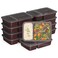 Bentgo Prep 20Piece 2Compartment Reusable Meal Prep Containers with Lids PFAS BPA Free Materials Durable Microwave Freezer Dishwasher Safe To Go Food Storage Burgundy