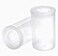 LIUSM 20 PCS Clear Plastic Film Canisters with Lids35mm CaliberEmpty Camera Reel ContainersStoring of Small Personal and Household ItemsPills Film Keys Coins Art Beads and More Storage Containers