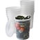Avant Grub Food Storage Containers BPAFree Plastic Deli Grade with Leakproof Lids 12ct Durable 32 Oz Microwave and Freezer Safe Containers for Takeout Meal Prep Storage Keeps Food Fresh Longer