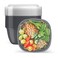 Bentgo Prep 1Compartment Bowls with Custom Fit Lids Reusable Microwaveable Durable PFAS BPAFree Freezer and Dishwasher Safe Meal Prep Food Storage 10 Bowls 10 Lids Graphite