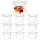 Sieral Clear 16 Size Food Pan Restaurant Containers with Lids Square Cambro Storage Polycarbonate Salad Bar for Kitchen Food Prep
