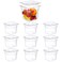Sieral Clear 16 Size Food Pan Restaurant Containers with Lids Square Cambro Storage Polycarbonate Salad Bar for Kitchen Food Prep