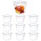 Sieral Clear 16 Size Food Pan Restaurant Containers with Lids Square Cambro Storage Polycarbonate Salad Bar for Kitchen Food Prep