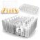 Pintuson 40Pack Egg Cartons 18 Count Clear Plastic Egg Holder for Fresh Chicken Eggs Reusable 3x6 Gird Egg Container with Secure Snap for Farmers Market Transport Fits Small to Large Eggs