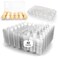 Pintuson 40Pack Egg Cartons 18 Count Clear Plastic Egg Holder for Fresh Chicken Eggs Reusable 3x6 Gird Egg Container with Secure Snap for Farmers Market Transport Fits Small to Large Eggs