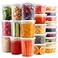 HTMZ Deli Containers with Lids 81632oz 48 Sets 81632oz 16 Each
