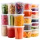 HTMZ Deli Containers with Lids 81632oz 48 Sets 81632oz 16 Each
