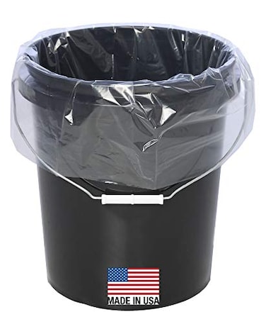 PBKay 5 Gallon Bucket Liner Bags for Marinating and Brining Food Grade BPA Free Extra Heavy Duty Leak Proof 10 pack