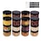 zmybcpack 24 Pack 8 OZ Round Clear Plastic Jars With Lids A Spatula A Pen Labels BPA Free PET Container for Cosmetics Cream Bathroom Kitchen Gifts Travel Plastic Slime Storage Jars
