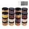 zmybcpack 24 Pack 8 OZ Round Clear Plastic Jars With Lids A Spatula A Pen Labels BPA Free PET Container for Cosmetics Cream Bathroom Kitchen Gifts Travel Plastic Slime Storage Jars