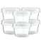ELEGANT DISPOSABLES 4 Ounce 20 Pack Clear Twist cap Containers With Clear Screw on Lids Twist Top Food Storage Freezer Containers