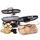 Progressive ProKeeper International Airtight Food Storage Container with Terracotta Disk for Freshness Stackable Dishwasher Safe Ideal for Cookies Baked Goods More 3 Quart 3Piece