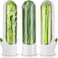 Lallisa Herb Saver Pod Herb Keeper Vegetable Fresh Cilantro Containers for Refrigerator Keeping Bottle Herb Preserver for Mint Fridge Storage Keeps Greens Fresh for 23 Weeks 3 Pcs