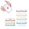 ECOBERI Collapsible Food Storage Containers Silicone 4 Piece 27 oz Set BPAFree Meal Prep Containers with Airtight Lids SpaceSaving Freezer and Dishwasher Safe