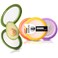 SOOPLEU Avocado Saver 4Pack FreshLock Containers for Tomatoes Onions Lemons Reusable Fridge Storage Ideal for Garlic Potatoes Produce Preservation