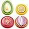 T-Raputa TRaputa Avocado Saver and Tomato Holder Set of 4 Reusable Storage Containers for Fridge Ideal for Garlic Onions Lemons and Potatoes