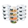 GULFLIN 12 Pack Small Glass Food Storage Containers with Lids Airtight 13oz LeakProof Meal Prep Containers Set Freezer to Microwave Safe Dishwasher Safe