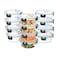 GULFLIN 12 Pack Small Glass Food Storage Containers with Lids Airtight 13oz LeakProof Meal Prep Containers Set Freezer to Microwave Safe Dishwasher Safe