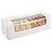 RIFMEAE 24Pack 12 x 4 x 35 Roll Cake Boxes Loaf Pumpkin Roll Boxes White Bakery Boxes with Window AutoPopup Pastry Boxes