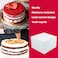 Cake S.O.S 10x10x5 White Cake box Premium Bakery Boxes One piece Perfect for packaging and selling cakes donuts cookies and muffins Pack of 12