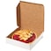 Fit Meal 25 Pack White Pie Boxes 10x10x25 Square Bakery Boxes for Cookies Cheesecake Chocolate Covered Strawberries Dessert Macaroon Bread Bulk Paper Cardboard Sweet Boxes for Surprises and Pastries
