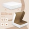 Fit Meal 25 Pack White Pie Boxes 10x10x25 Square Bakery Boxes for Cookies Cheesecake Chocolate Covered Strawberries Dessert Macaroon Bread Bulk Paper Cardboard Sweet Boxes for Surprises and Pastries