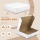 Fit Meal 25 Pack White Pie Boxes 10x10x25 Square Bakery Boxes for Cookies Cheesecake Chocolate Covered Strawberries Dessert Macaroon Bread Bulk Paper Cardboard Sweet Boxes for Surprises and Pastries