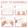 KGVZPT 50pcs White Cake Boxes with Window5x5x25 Inches Small BakeryTreatPastryCookieDessert BoxesMacaroonDonutCandyChristmas Gift Giving